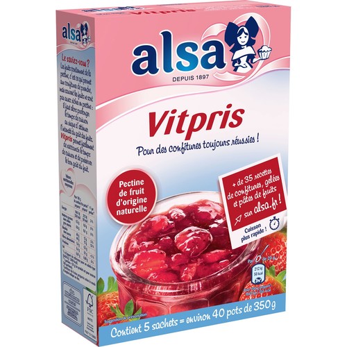 Gélifiant confiture vitpris 37.5g 