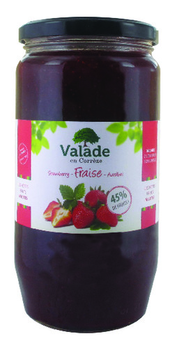 Confiture de fraise extra 45% 