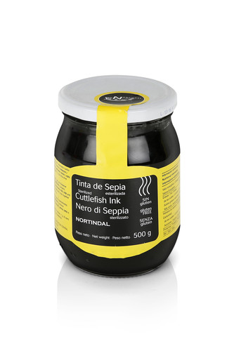 Encre de seiche pot de 500 g colis de 12 pots