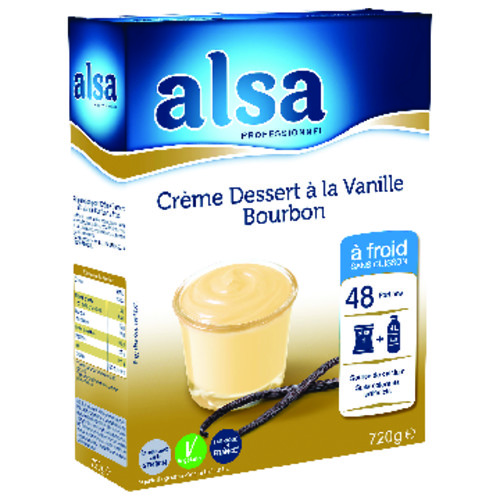 Crème dessert vanille bourbon a froid 48 portions 