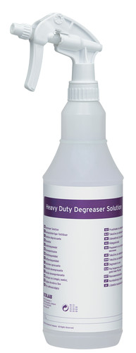 Spray bottle heavy duty degreaser vide 