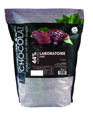 Chocolat de laboratoire 44% cacao minimum 