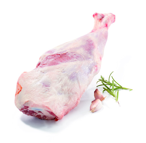 Gigot d'agneau de lait avec os  