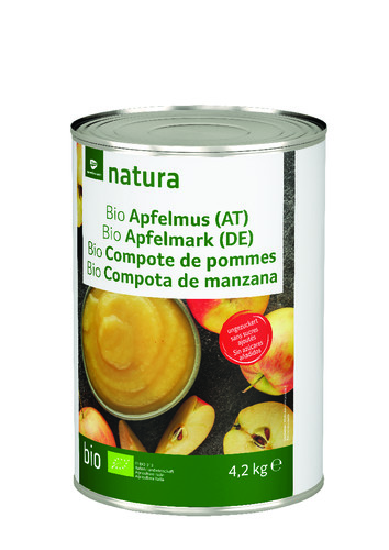 Compote de pommes sans sucres ajoutés bio 