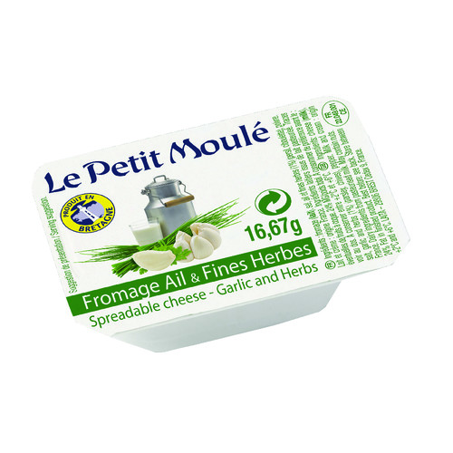 Petit moule ail et fines herbes 25 % m.g. 