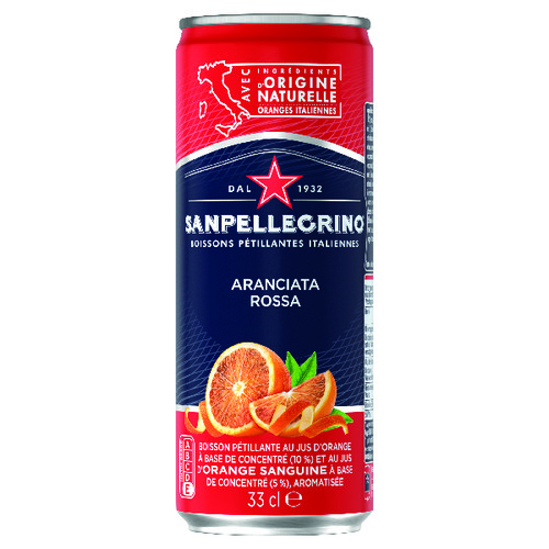 San Pellegrino aranciata rossa 