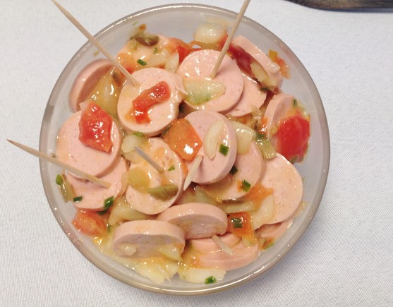 Cervelas vinaigrette  