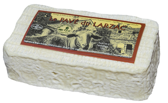 Pavé du larzac lait thermisé 21% m.g. 