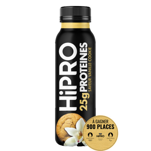 Yaourt à boire protéiné hipro vanille cookie 0% mg 