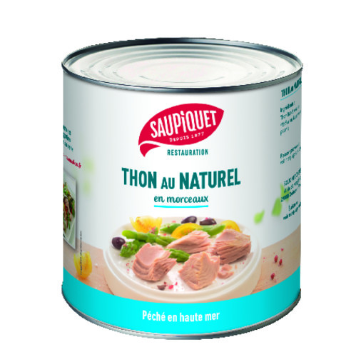 Thon listao naturel en morceaux 