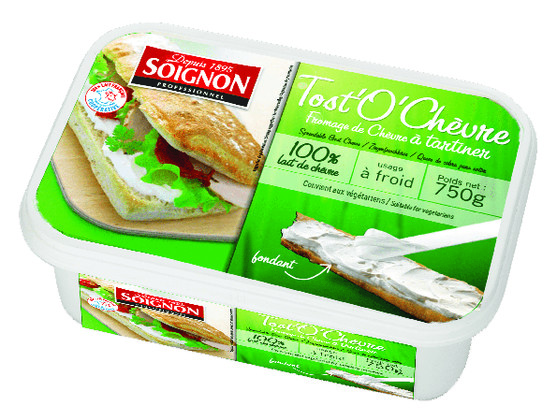 Tost'o chèvre 12 % m.g. chèvre frais à tartiner 