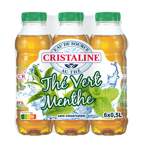 Cristaline au thé vert et menthe 