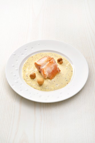 Râble de lapin sauce moutarde  