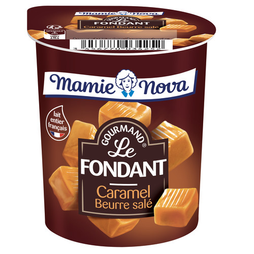 Yaourt gourmand fondant au caramel beurre salÕ 