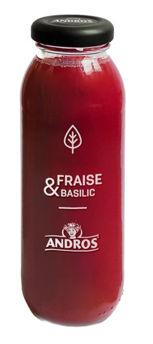 Jus de fraise et basilic  