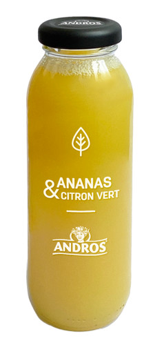 Jus d'ananas et citron vert  