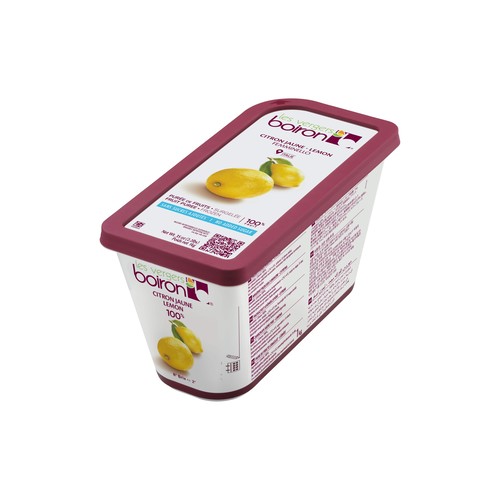 Purée de citron jaune non sucrée 