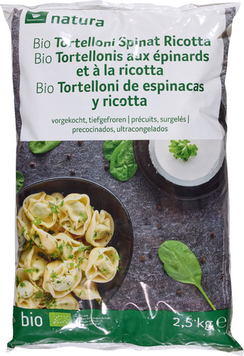 Tortelloni epinard ricotta bio  