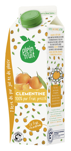 Jus clémentine pur jus premium 