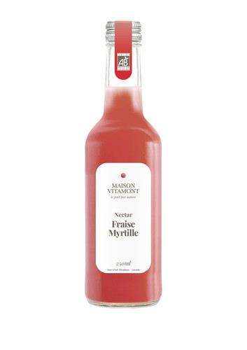 Nectar fraise myrtille bio  