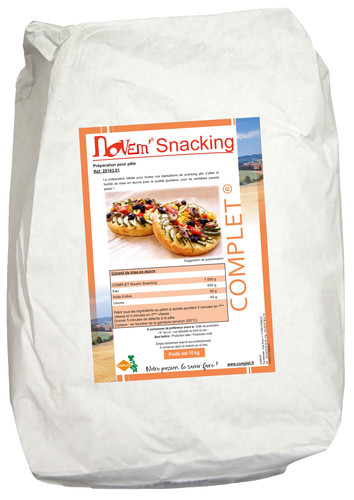 Novem snacking préparation pour pâte 