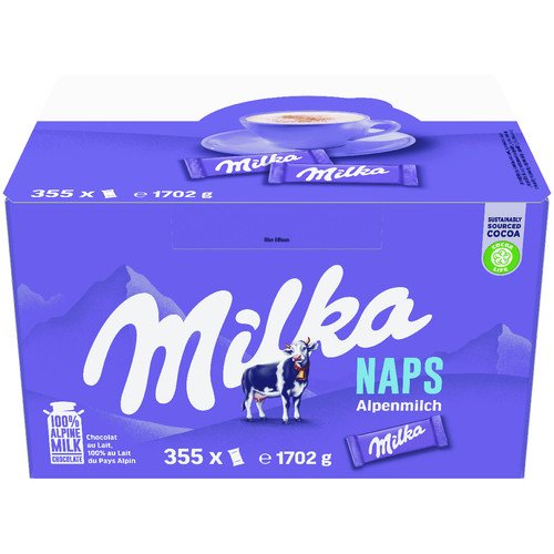 Milka Napolitains au chocolat au lait 