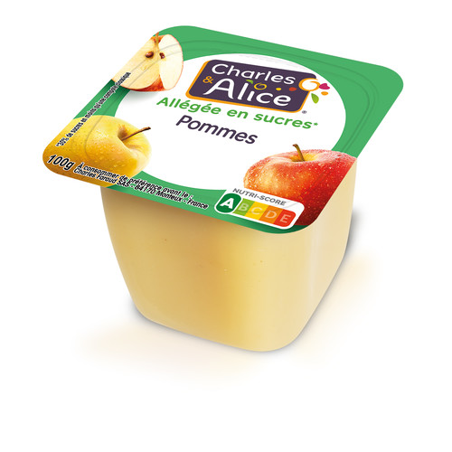 Compote pomme allegee en sucre 