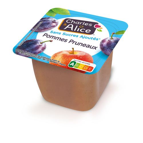 Puree pomme/pruneau sans sucre ajoute 