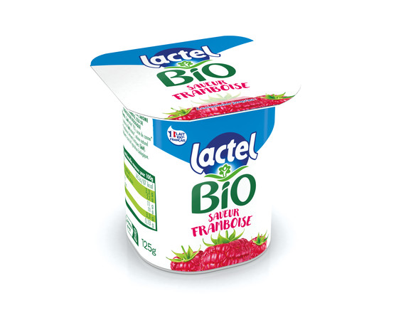 Yaourt saveur framboise bio  