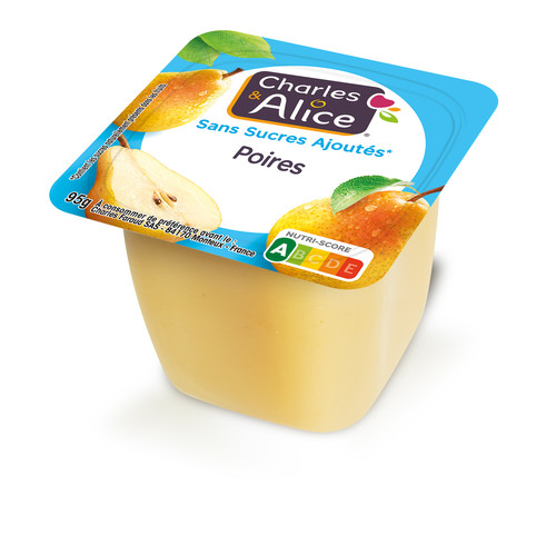 Puree poire sans sucre ajoute 