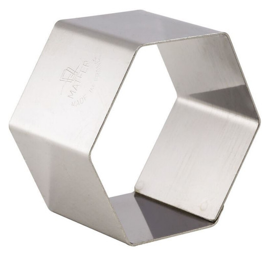 Nonnette inox hexagone 7 x 7 x 4 cm 