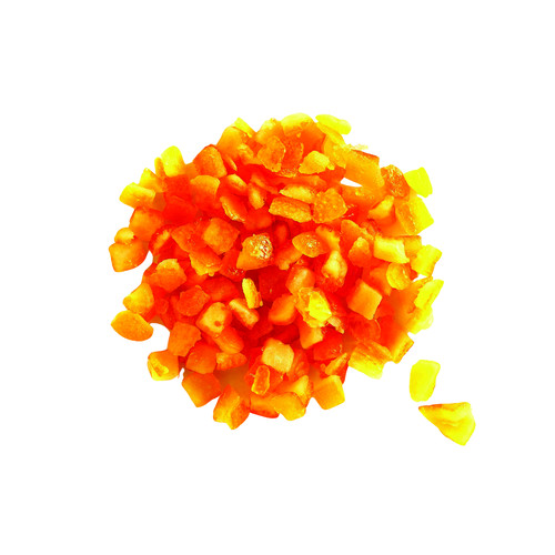 Cubes d'écorces orange confits - 6mm 