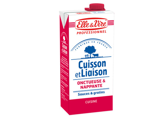 Crème légère cuisson et liaison  12 % m.g. 