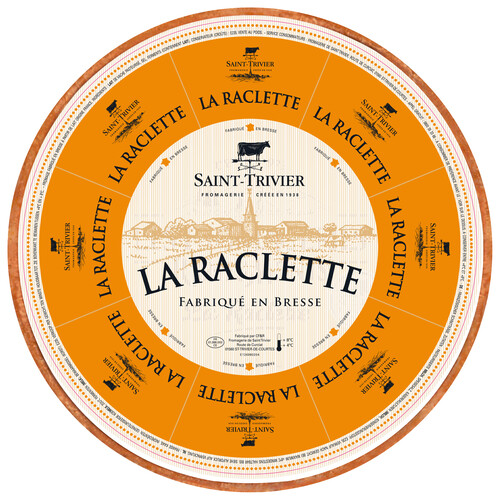 Raclette au lait pasteurisé 26% m.g. 