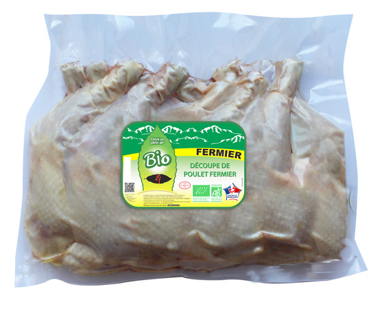 Cuisse de poulet fermier bio igp 