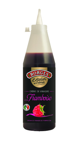 Crème de vinaigre de vin rouge et à la framboise 