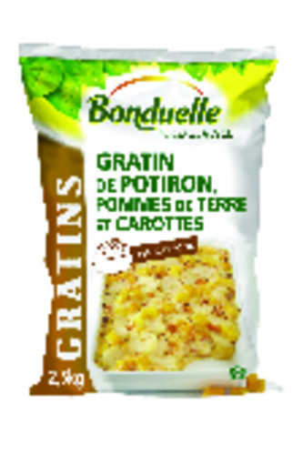 Gratin potiron pomme de terre carotte au mascarpone 