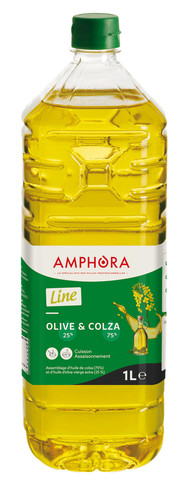 Huile amphora line 25% olive 75% colza 