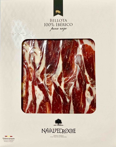 Paleta ibérique bellota 24-36 mois d'affinage pata negra tranché