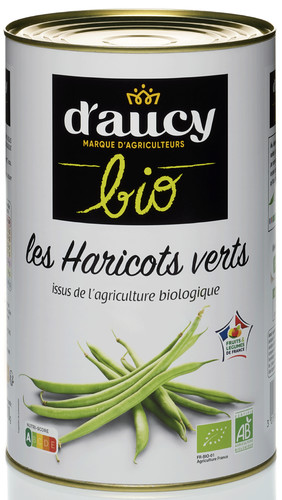 Haricot vert extra fin bio cultivé 100% en France 