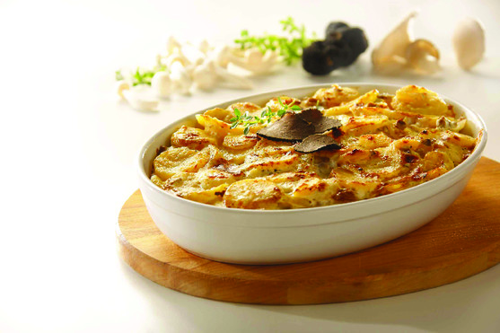 Gratin dauphinois champignons  