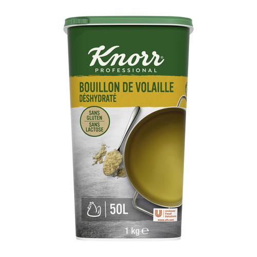 Bouillon de Volaille Déshydraté 1kg jusqu'à 50L 