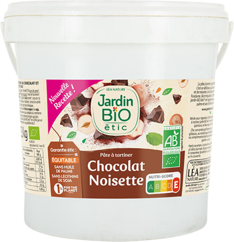 Pate a tartiner chocolat noisette bio 