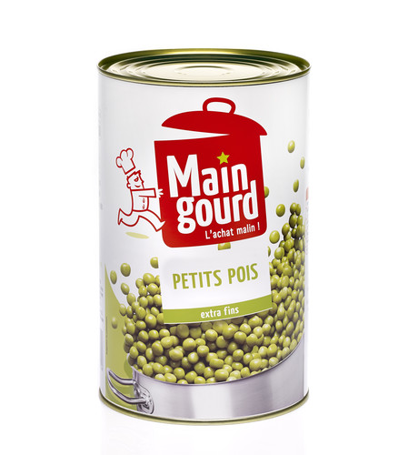 Petits pois extra fins au naturel 