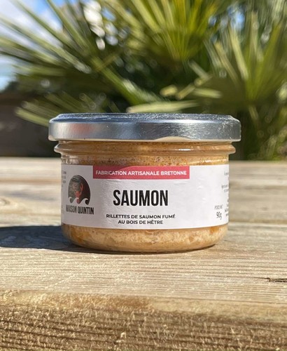 Rillette de saumon fume au bois de hetre 