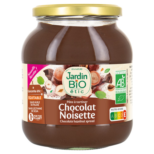 Pate a tartiner chocolat noisette bio 