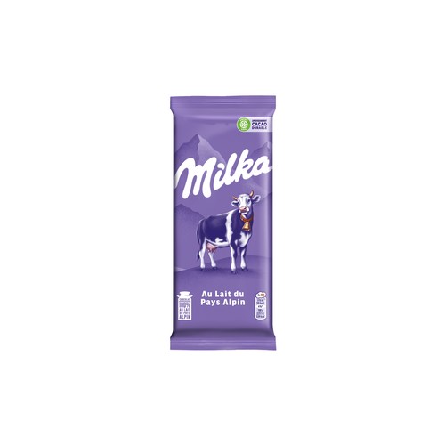 Milka tablatte de chocolat lait 