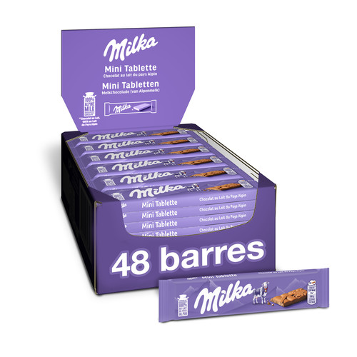 Milka mini tablette chocolat au lait 