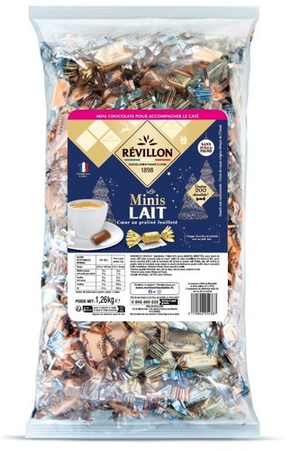 Mini papillotes pralinés lait feuilletée 