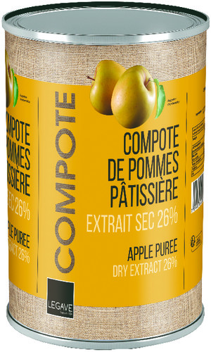 Compote de pommes pâtissière 26 % 